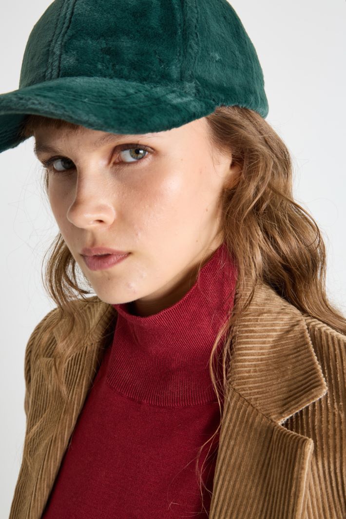 Cappello baseball in peluche Intrend - 2
