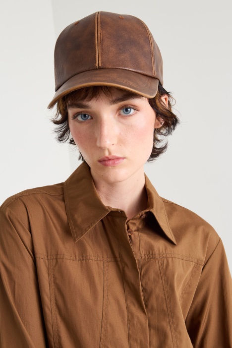 Cappello baseball in similpelle Intrend