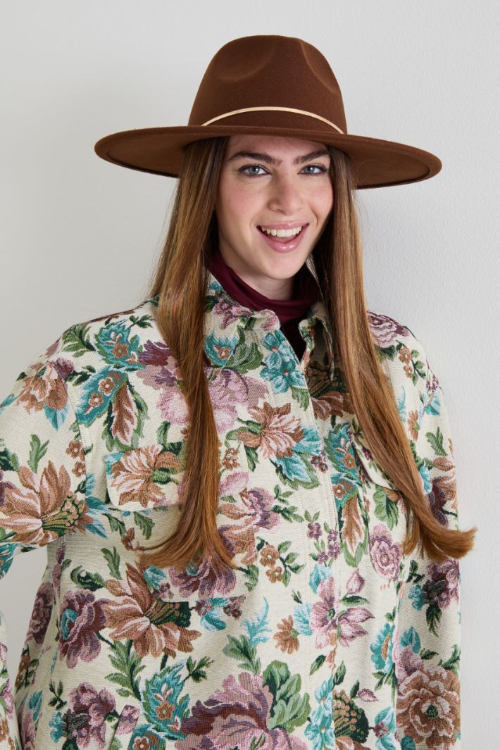 Wide brim hat Intrend - 2