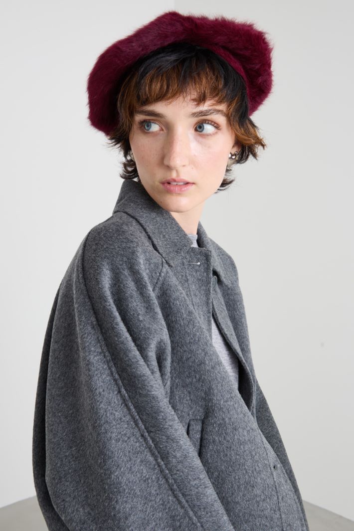 Angora beret Intrend