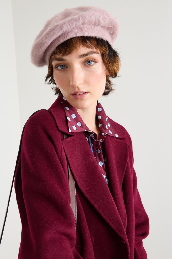 Angora beret Intrend