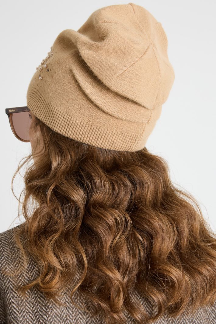 Rhinestone beanie hat Intrend - 2