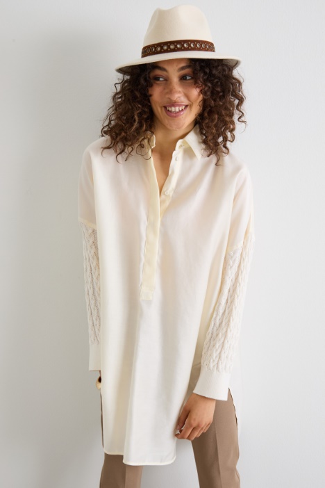 Fedora con cinta y ojales