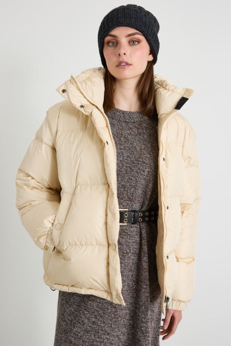 Cuffia a trecce in lana