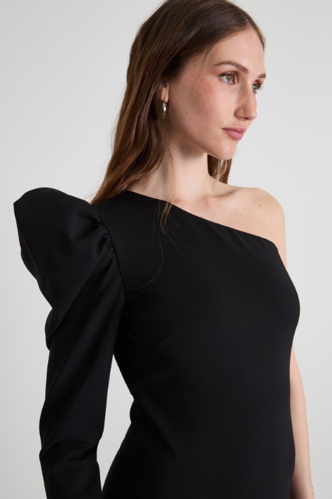 Abito midi monospalla