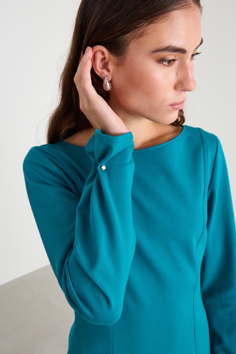 Abito slim in jersey