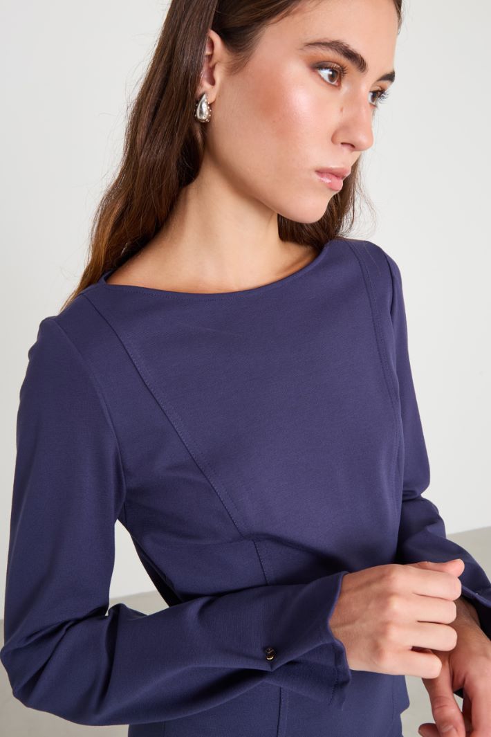 Slim jersey dress Intrend - 4