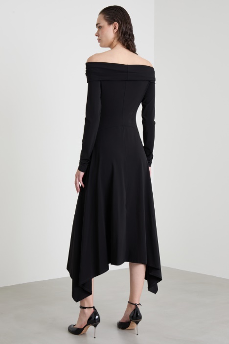 Abito in jersey di viscosa