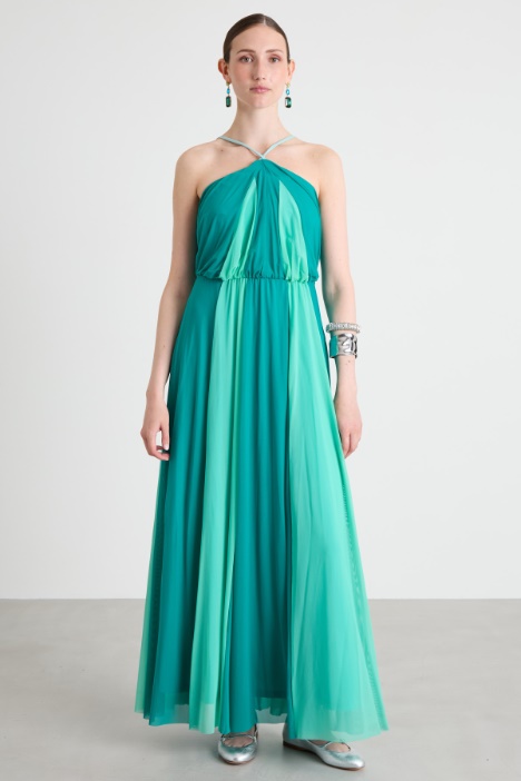 Abito lungo in tulle