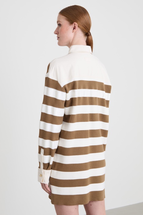 Abito polo in jersey di cotone Intrend - 2