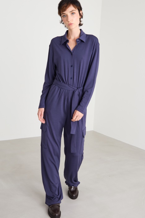 Tuta in jersey con fusciacca