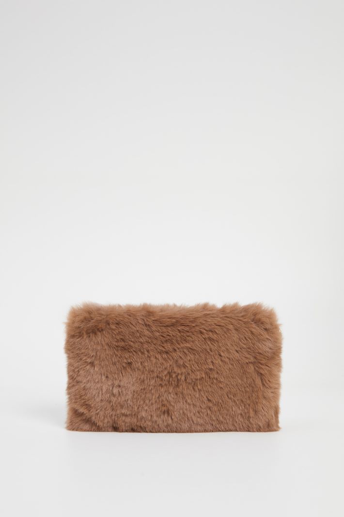 Borsa in tessuto peluche Intrend