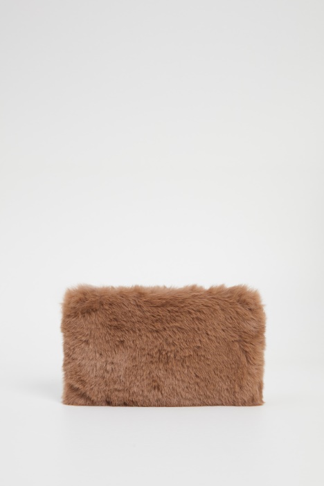 Borsa in tessuto peluche Intrend