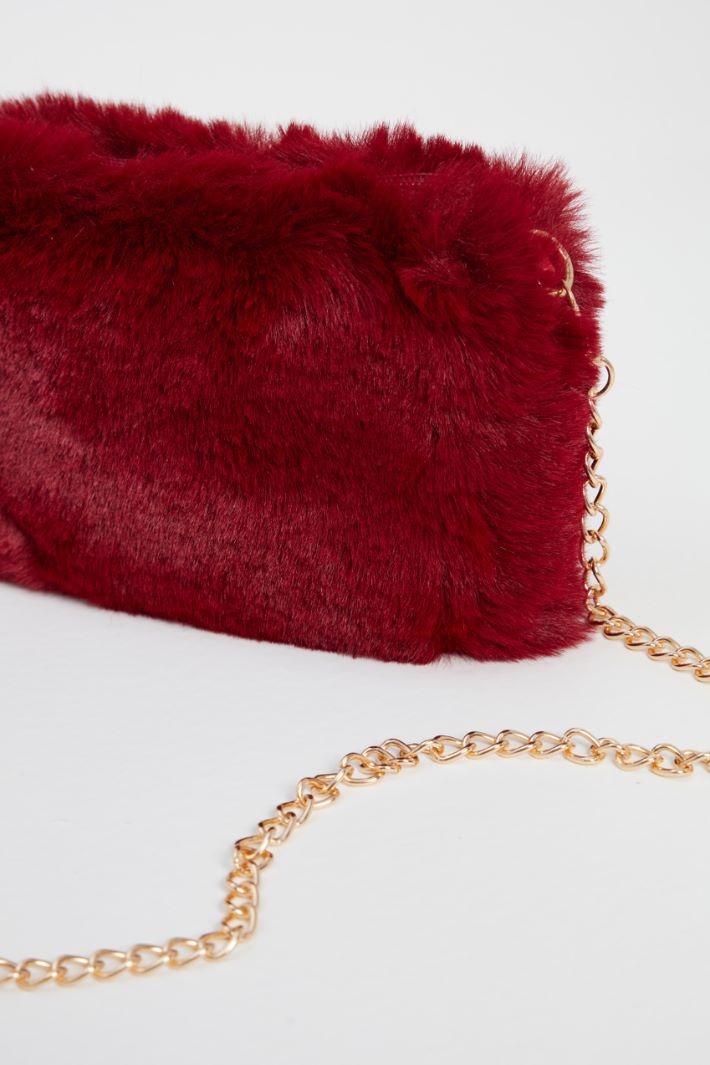 Borsa in tessuto peluche Intrend - 2