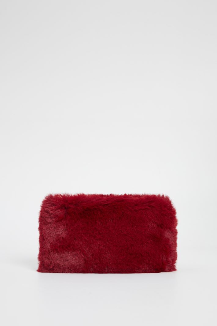 Borsa in tessuto peluche Intrend