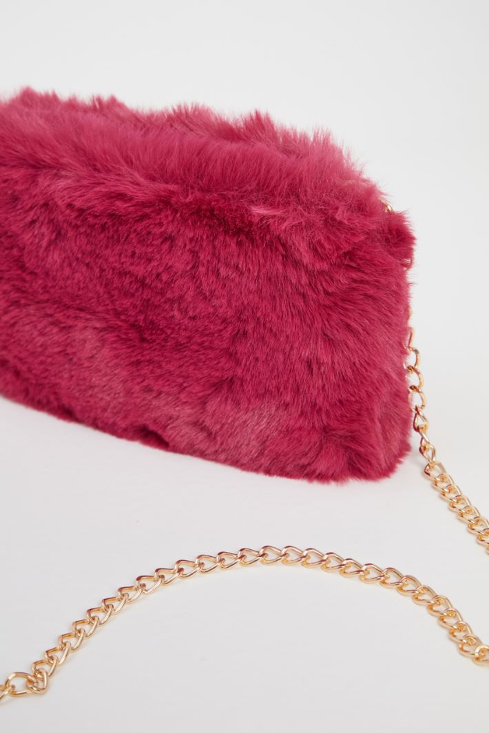 Borsa in tessuto peluche Intrend - 2