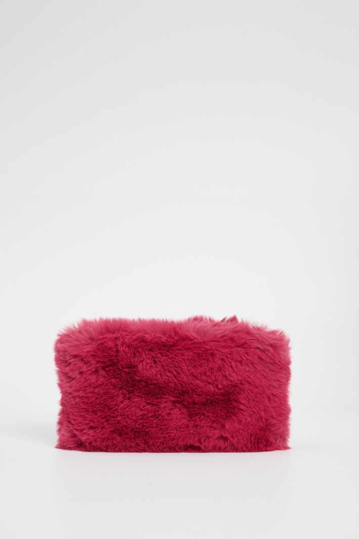 Borsa in tessuto peluche Intrend