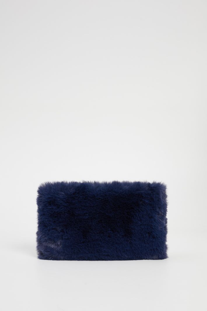 Borsa in tessuto peluche Intrend