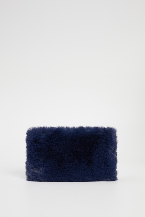 Borsa in tessuto peluche Intrend