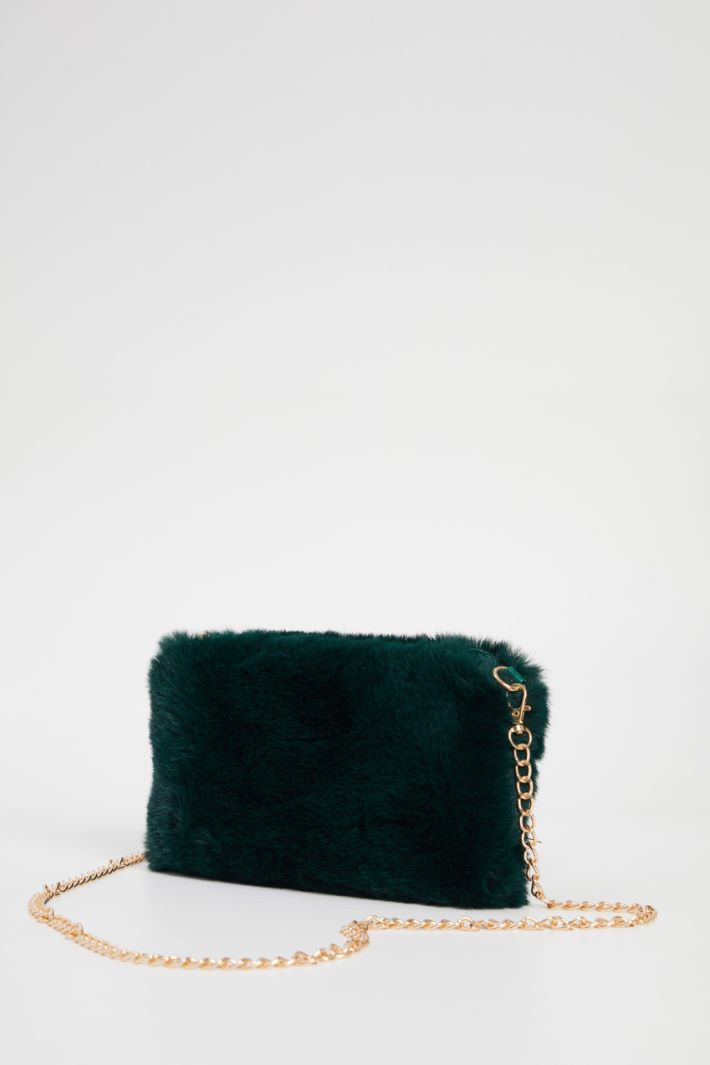 Borsa in tessuto peluche Intrend - 4