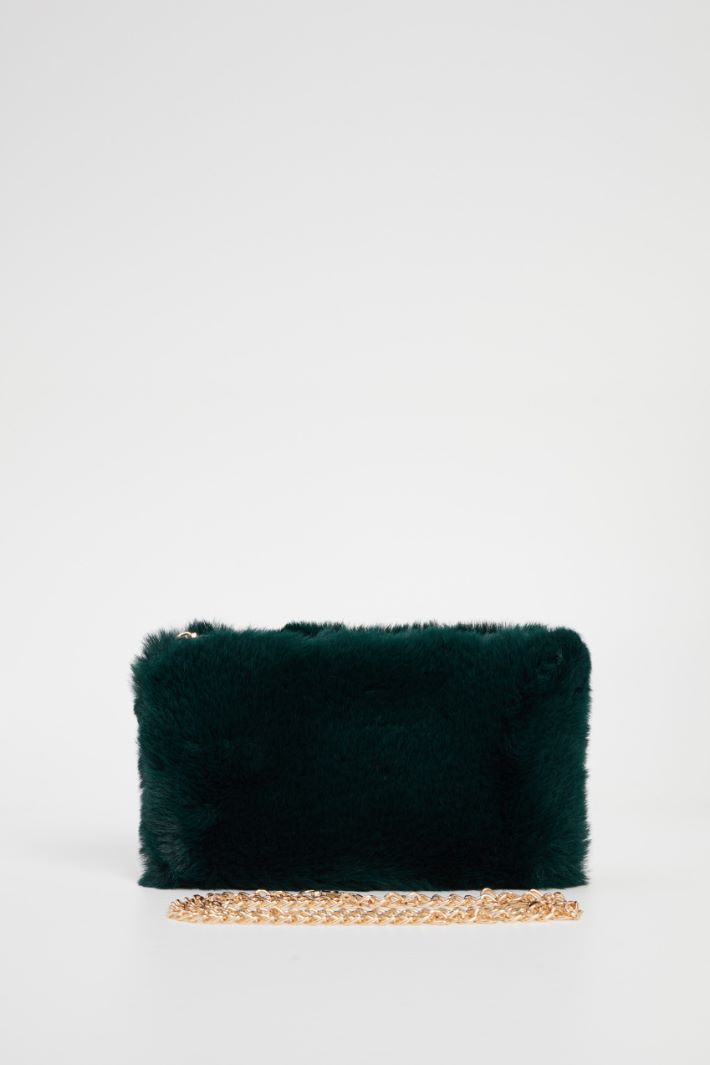 Borsa in tessuto peluche Intrend - 5