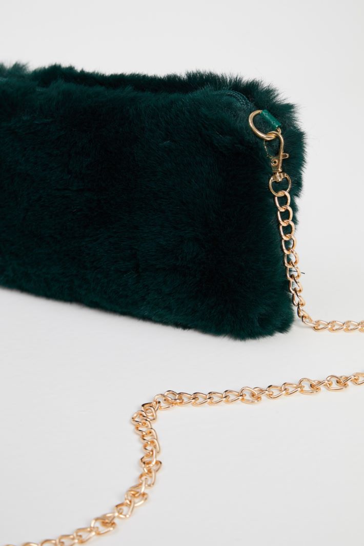 Borsa in tessuto peluche Intrend - 2