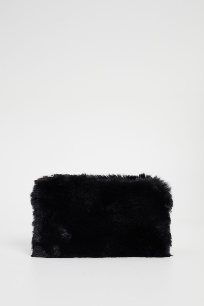 Borsa in tessuto peluche Intrend