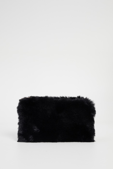 Borsa in tessuto peluche Intrend