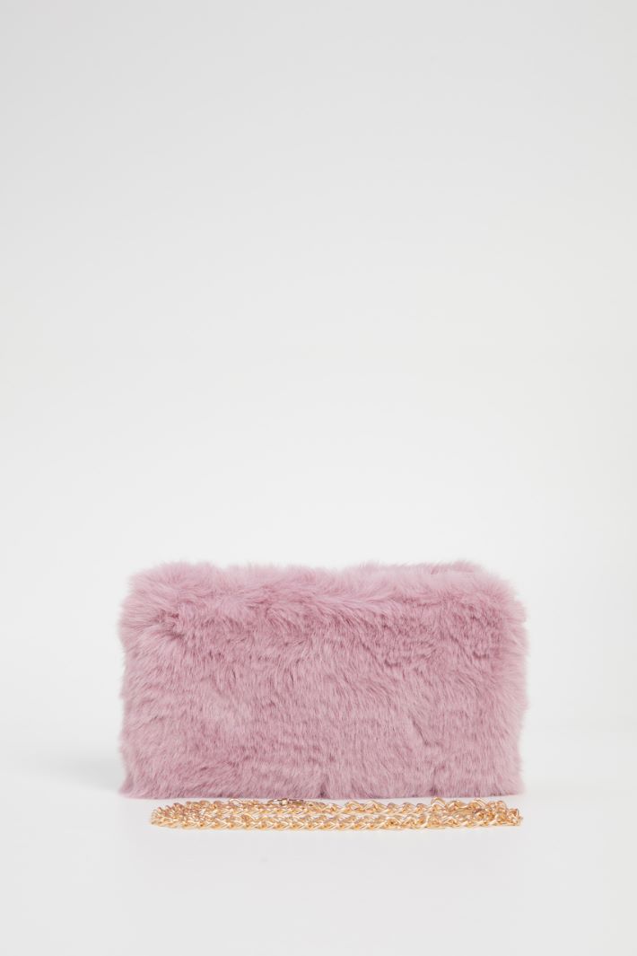 Borsa in tessuto peluche Intrend - 5