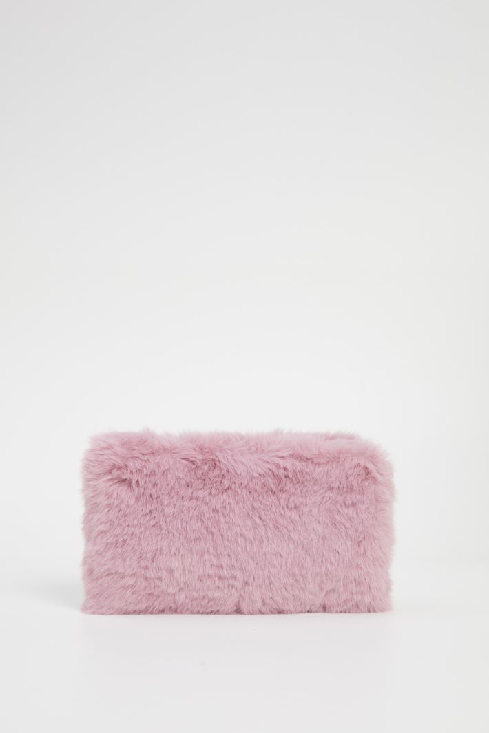Borsa in tessuto peluche Intrend