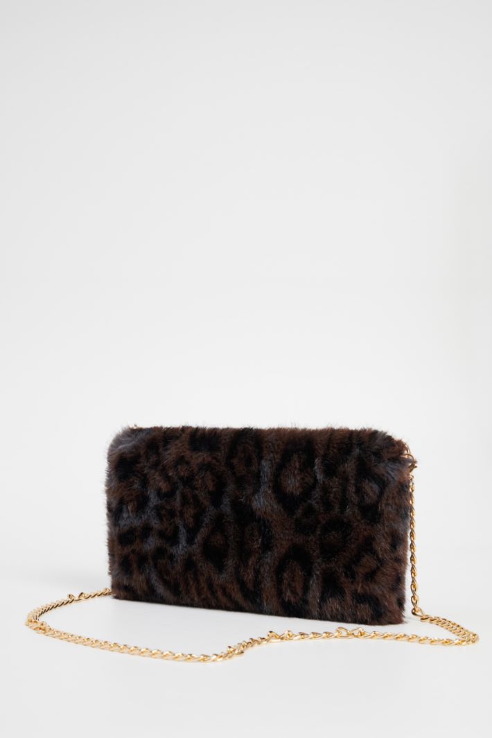 Printed plush effect bag Intrend - 4