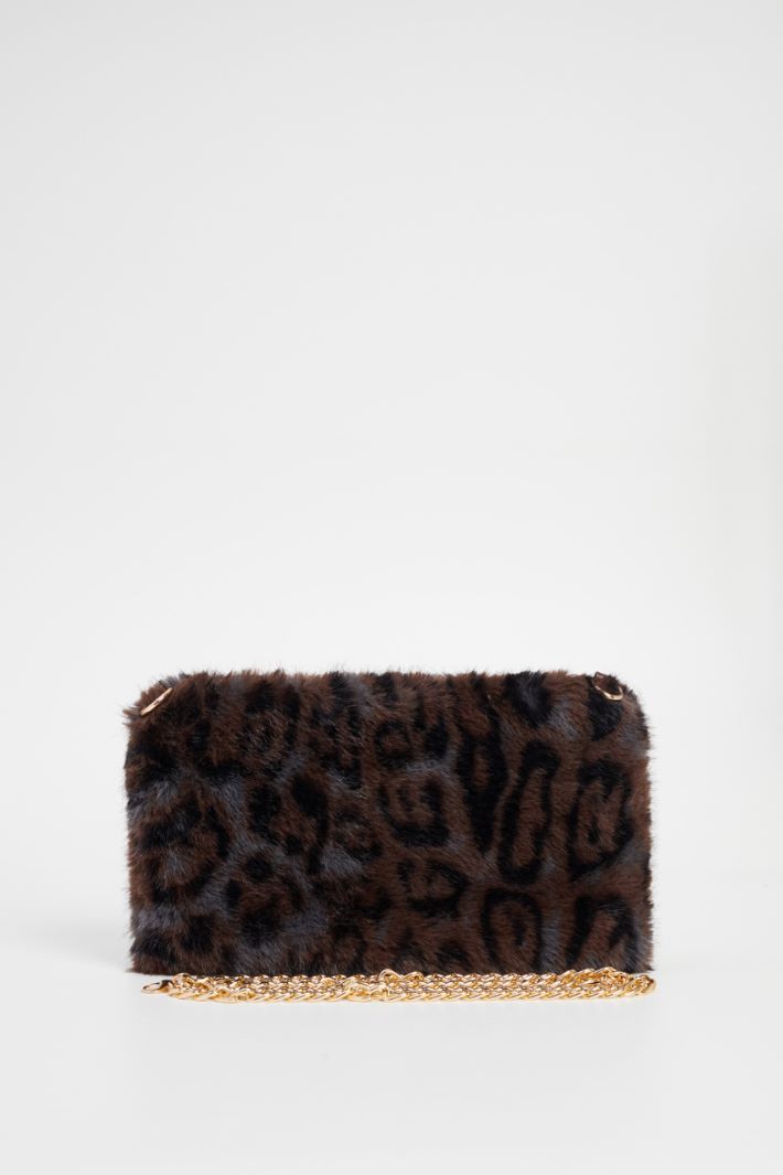 Printed plush effect bag Intrend - 5