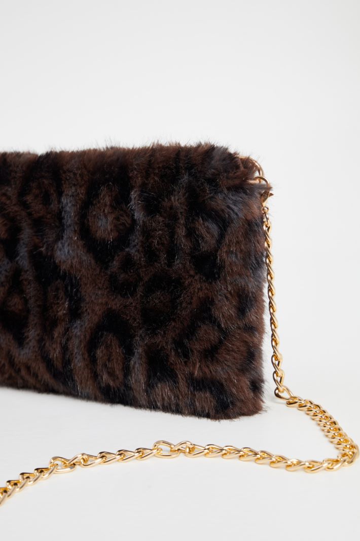 Printed plush effect bag Intrend - 2