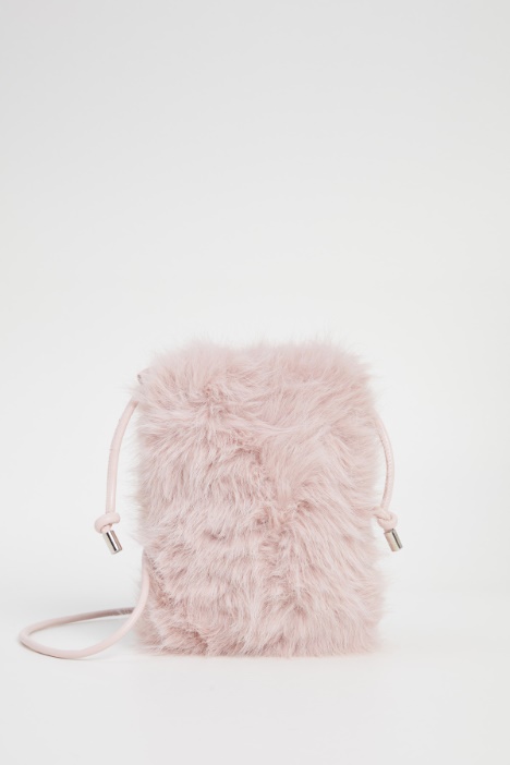 Portacellulare effetto peluche Intrend