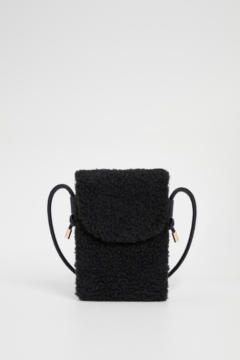 Portacellulare effetto peluche Intrend