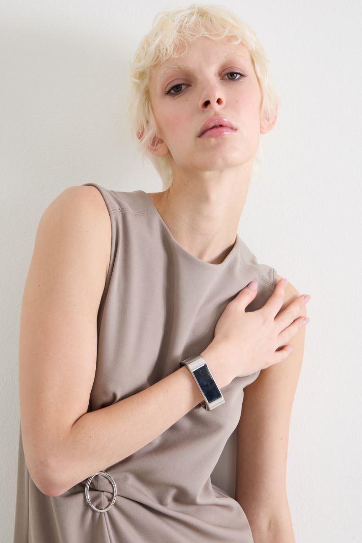 Rigid metal bracelet Intrend - 2