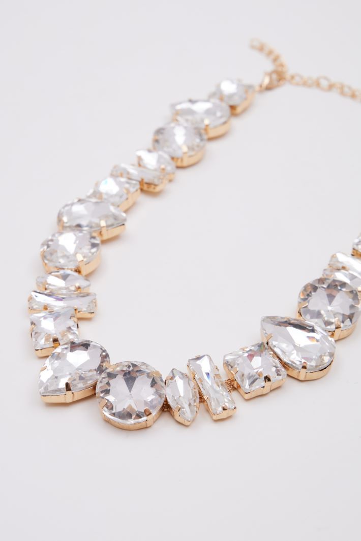 Necklace with macro rhinestones Intrend - 3