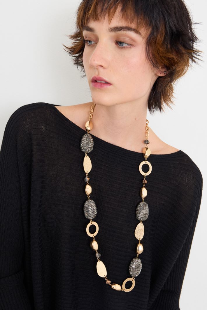 Necklace with stones Intrend - 2