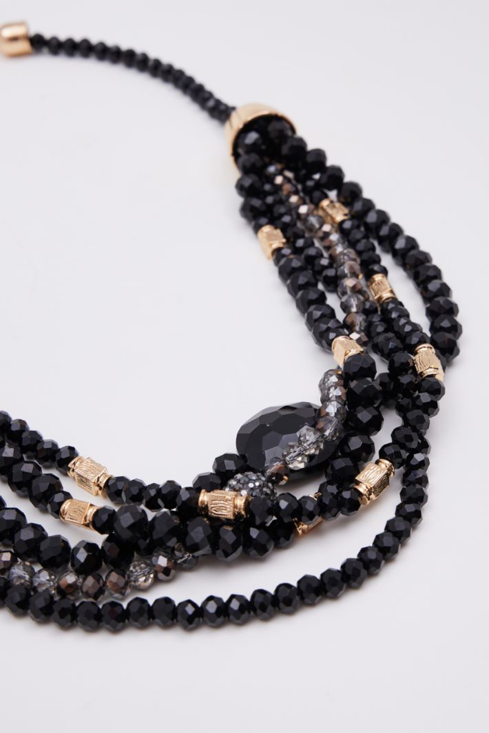 Multi-strand beaded necklace Intrend - 3
