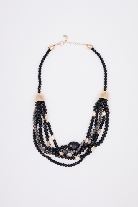 Multi-strand beaded necklace Intrend