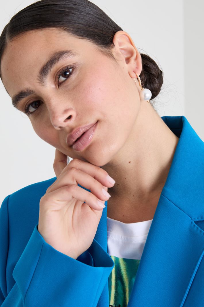 Pearl drop earrings Intrend - 2
