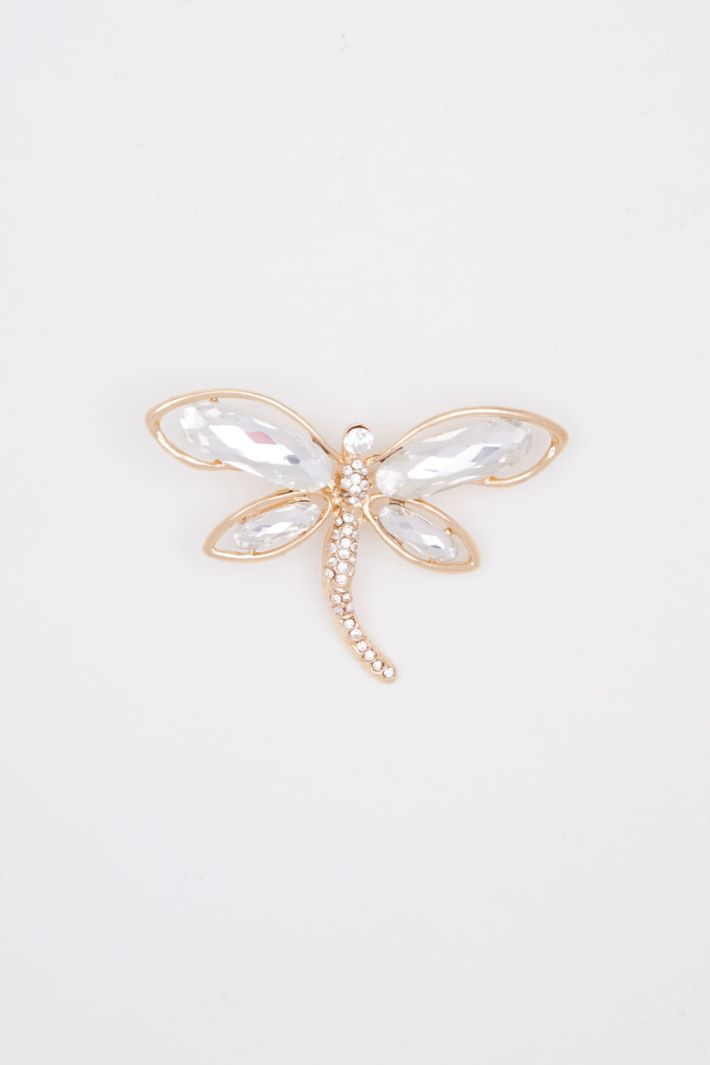 Rhinestone jewel brooch Intrend