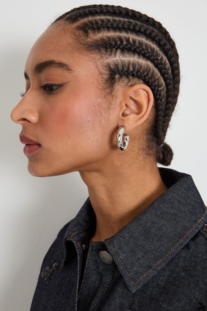Hoop earrings Intrend - 2