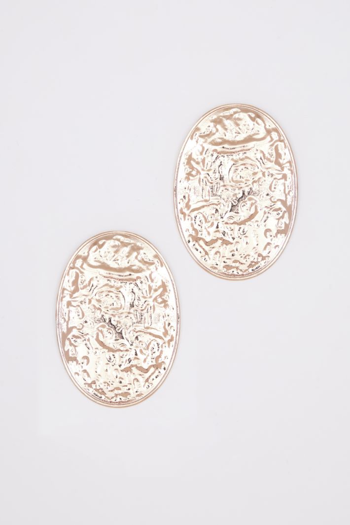 Orecchini A Cerchio In Oro Bicolore 9K (375) – Eleganti, Regalo In Confezione Lusso