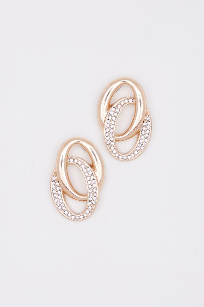 Metal earrings Intrend