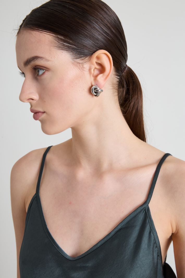 Metal earrings Intrend - 2