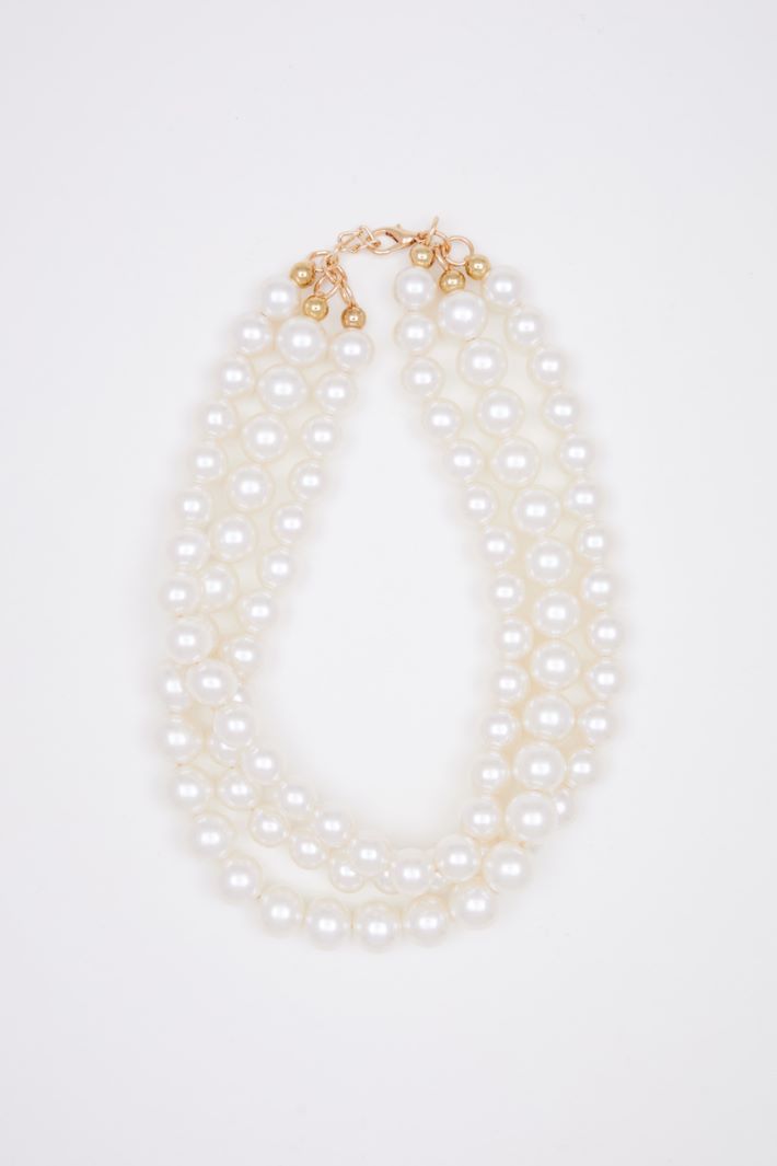 Collana girocollo con perle Intrend