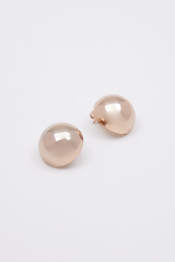 Metal stud earrings Intrend - 3