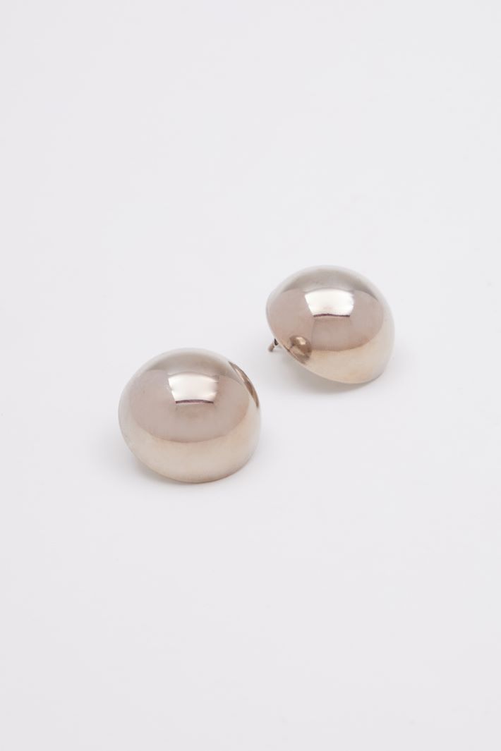 Metal stud earrings Intrend - 3