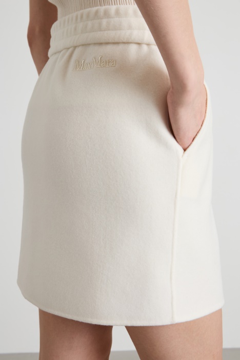 Minigonna in jersey panno